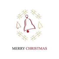 Merry Christmas logo or symbol template design vector