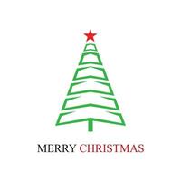 Merry Christmas logo or symbol template design vector