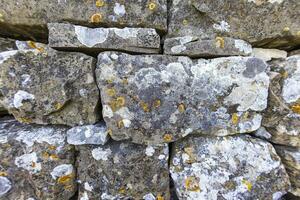 Close-up of a natural stone wall photo