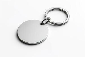 Key chain for mockup design mock up. AI Generated photo