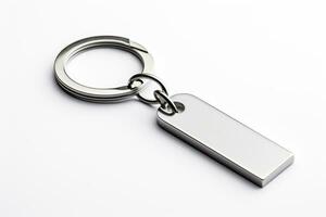 Key chain for mockup design mock up. AI Generated photo