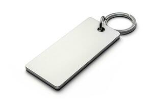 Key chain for mockup design mock up. AI Generated photo