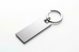 Key chain for mockup design mock up. AI Generated photo