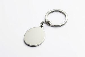 Key chain for mockup design mock up. AI Generated photo