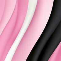 Abstract texture in black pink white color with wave effect, liquid, fabric photo