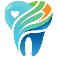 dental cortar logo vector