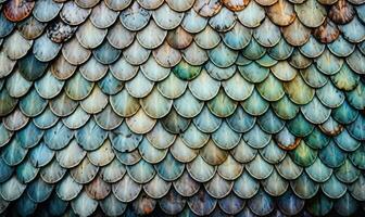 Abstract art inspired by the patterns of seashell textures Creating using generative AI tools photo