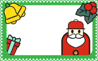 The merry Christmas frame for holiday concept png