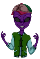 Alien Old School Chic Chic png