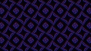 Lines and squares. Rhythmic movement. Psychedelic hypnotic transformation. Colorful purple graphics. Seamless looping animation footage. Optical illusion. video