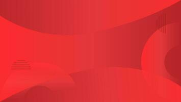 red abstract geometric background vector