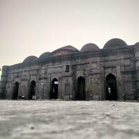 Choto Shona Mosque of Bangladesh, Asia. Small Golden Mosque. photo