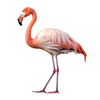 Rosa Flamingo Vogel ai generativ png