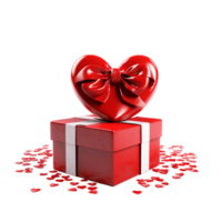 Geschenk Geburtstag Liebe Valentinsgrüße Tag ai generativ png