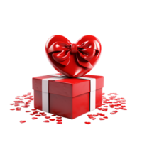 cadeau anniversaire l'amour valentines journée ai génératif png