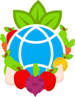 illustration de fruits et légumes png