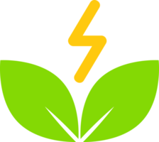 Grün Energie Illustration Konzept png