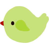 bird with vivid colors and a playful design. png