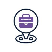 job location dual tone icon. vector icon for your website, mobile, presentation, and logo design.