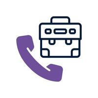 phone call dual tone icon. vector icon for your website, mobile, presentation, and logo design.