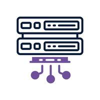 server dual tone icon. vector icon for your website, mobile, presentation, and logo design.