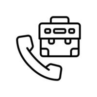 phone call line icon. vector icon for your website, mobile, presentation, and logo design.