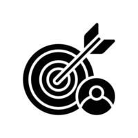 job hiring glyph icon. vector icon for your website, mobile, presentation, and logo design.