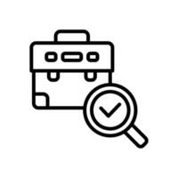 job search line icon. vector icon for your website, mobile, presentation, and logo design.