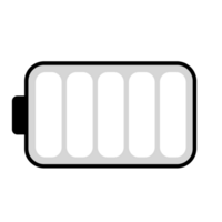 Low Battery or Empty Battery Indicator Icon png