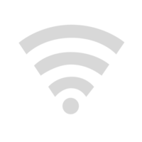 l'Internet signal noir et blanc, Wifi signal lien icône png