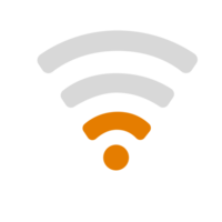 Internet señal o Wifi señal conexión icono png