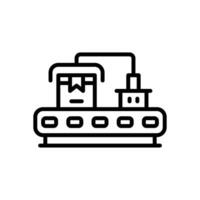 conveyor belt line icon. vector icon for your website, mobile, presentation, and logo design.