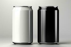 drink can is a metal container designed to hold a liquid AI Generated photo