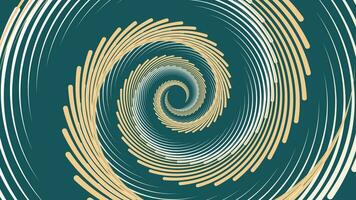 Abstract spiral dotted round mandala style simple background. vector