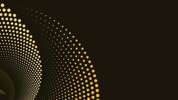 Abstract spiral dotted round mandala style simple background. vector