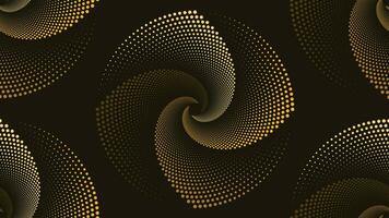 Abstract spiral dotted round mandala style simple background. vector