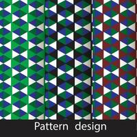 Modern geometric pattern design vector