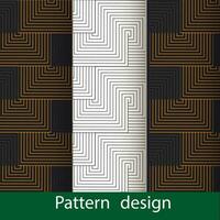 Modern geometric pattern design vector