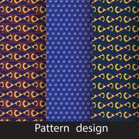 Modern geometric  pattern design vector