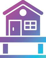 Cottage Vector Icon Design Illustration