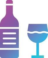 Alcoholic Drink Vector Icon Design Illustration