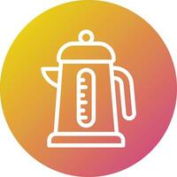 Electric Kettle Vector Icon Design Illustration