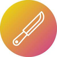 ilustración de diseño de icono de vector de cuchillo