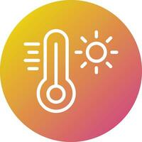 Thermometer Vector Icon Design Illustration