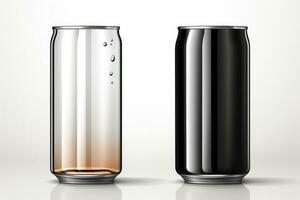 drink can is a metal container designed to hold a liquid AI Generated photo