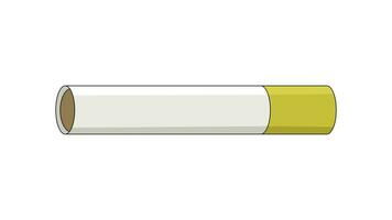 animation formes une cigarette icône video