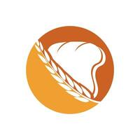 bread logo and symbol vector