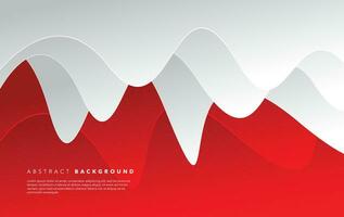 red and white color gradient abstract background vector