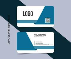 Elegant business card template layout vector