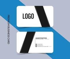 Clean professional business card template, visiting card, business card template vector